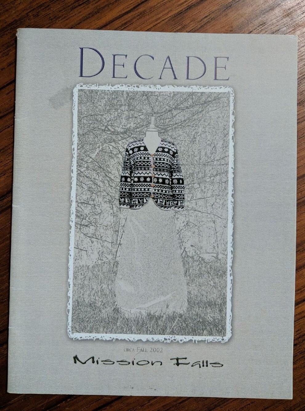 Decade Mission Falls Knitting Pattern Bk